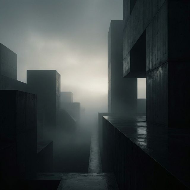 Pine forest top view